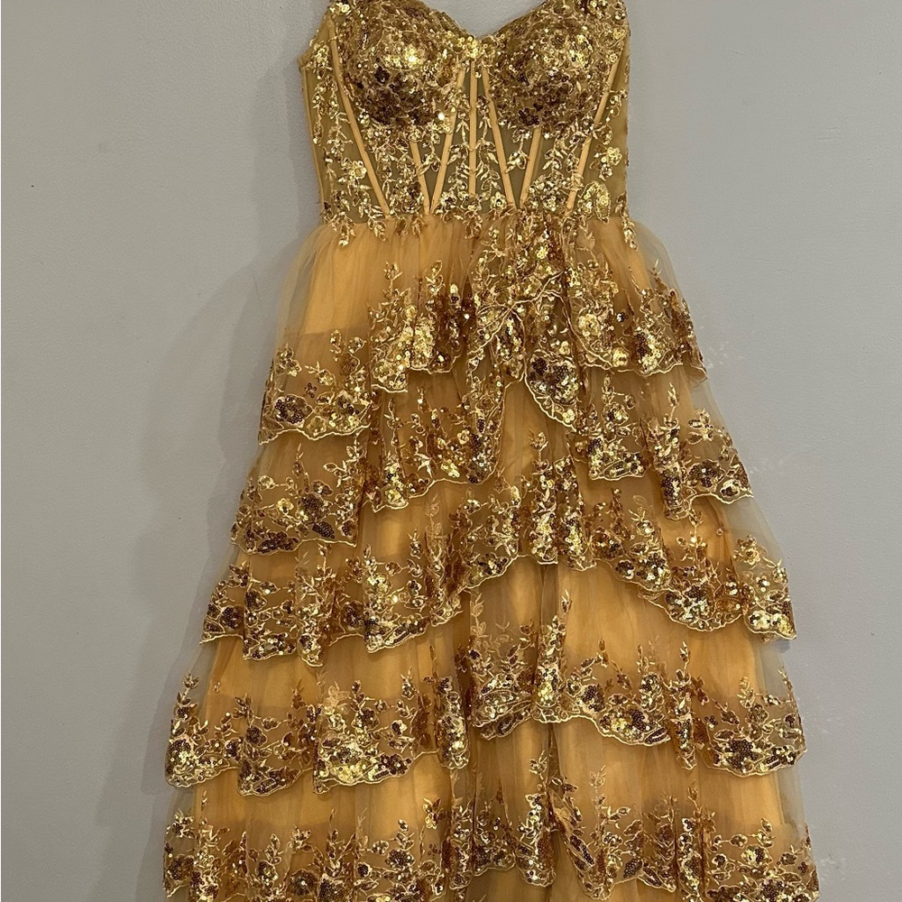 Gold Prom Dress